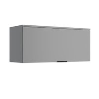 Armário Aéreo de Cozinha Miami 800mm 1 Porta Carraro Cinza Titânio Armário Aéreo de Cozinha Miami 800mm 1 Porta Carraro Cinza Titânio