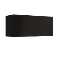 Armário Aéreo de Cozinha Miami 800mm 1 Porta Carraro Preto Touch