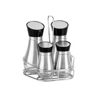 Conjunto Galheteiro Tramontina Realce 61119200 em Vidro e Aço Inox Único