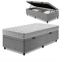 Cama Box Baú Solteiro D33 Inducol Soft 88x188x58cm CBP
