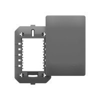 Placa Cega com Suporte Fame Habitat Onix 4x2 Onix