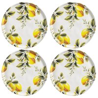 Kit 4 Pratos De Sobremesa Bio Limonata 21,5cm Porto Brasil