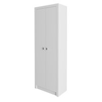 Armário Multiuso 60x171,5cm com 2 Portas e 4 Prateleiras AM3113 Branco