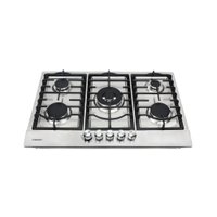 Cooktop a Gás Cuisinart Casual Cooking 5 Bocas 76 cm Inox 220V 4093180002 Cooktop a Gás Cuisinart Casual Cooking 5 Bocas 76 cm Inox 220V 4093180002