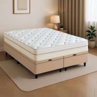 Cama Box Baú Queen Molas Ensacadas Memphis 158x198x73cm