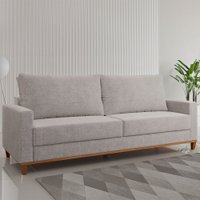 Sofá Living 4 Lugares Zack Linhão Giz - Vian