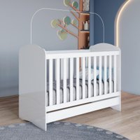 Berço Mini Cama 3 em 1 Bala de Menta Henn