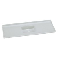 Pia de Cozinha Mármore Sintético 150x55cm Multimóveis CR20481 Off White