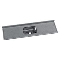 Pia de Cozinha Mármore Sintético 180x55cm com Cuba Aço Inox Multimóveis CR20476 Cinza