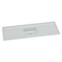 Pia de Cozinha Mármore Sintético 160x55cm Multimóveis CR20482 Off White