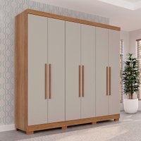 Guarda Roupa Casal Recife 06 portas e 2 gavetas Sallêto