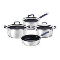 Jogo de Panelas Tramontina Romagna 28799030 Inox / Azul