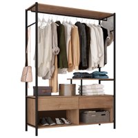 Guarda Roupa Solteiro Industrial 187X119 cm 2G Barcelona Demolição Preto ARTEF