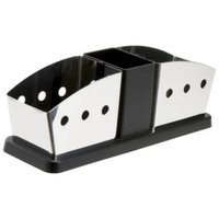 Kit 12 Porta Sachês em Inox Brinox Suporte Açúcar Colherinha Adoçante Café Chá Restaurante Padaria