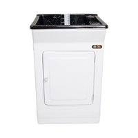 Tanque de Lavar Roupa Fiberblu Madrid 40 Litros Granitado Preto