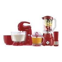 Kit Cozinha Britânia 3 em 1 Batedeira, Liquidificador e Espremedor Vermelho 220V