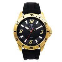 Relógio Masculino Tuguir Analógico Infinity 9169K - Dourado e Preto