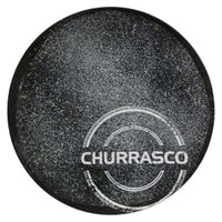 Prato Raso para Churrasco Porcelana 25cm Churrasco Carbon Avulso Tramontina