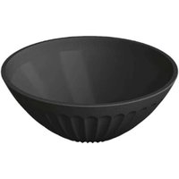 Conjunto 12 Cumbucas de Plástico 400ml Preto Bowl Avulso Uz Tigela Sobremesa Sorvete Cereais Frutas