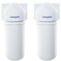 Kit 2 Filtros de Água Blindado Refil Acquabios Acqua 200 7' AB200 Tripla Proteção Carbon Block