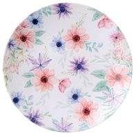 Prato de Sobremesa Floral 21cm em Porcelana Decorada Tramontina Floratta Avulso