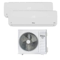 Ar Condicionado Bi Split Inverter Philco 18000 BTUs (2X9000) Quente e Frio 220V PAC18QV  Ar Condicionado Bi Split Inverter Philco 18000 BTUs (2X9000) Quente e Frio 220V PAC18QV