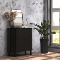 Aparador Buffet Ditália 2 Portas R-635 cor:Preto