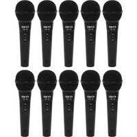 Kit 100 Microfones Dinâmicos com Fio TK 10 Onyx