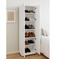 Armário Sapateira Multiuso 2 Portas DM-579 cor:branco