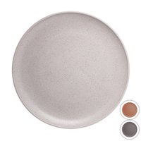 Prato Raso Para Servir 27cm Fibra de Pinho PP Pine Wolff Salgados Doces Mesa Posta