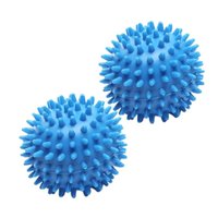 Bola de Secagem 2 Unidades Azul Linha Log Esfera Para Secar Roupa Secadora Ordene