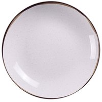 Jogo 12 Pratos Fundos Porcelana Tramontina Canyon 21cm Servir Sopa Caldos Restaurante Buffet