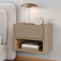 Mesa de Cabeceira Autentic 1 Gaveta Fendi/Hannover - Pnr Móveis