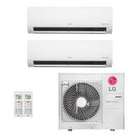 Ar-Condicionado Multi Split Inverter LG 36.000 (2x Evap HW 18.000) R-32 Quente/Frio 220V