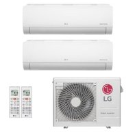 Ar-Condicionado Multi Split Inverter LG 24.000 (1x Evap HW 9.000 + 1x Evap HW 18.000) Quente/Frio 220V