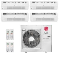 Ar-Condicionado Multi Split Inverter LG 30.000 (4x Evap Cassete 1 Via 12.000) Quente/Frio 220V  R-32 Ar-Condicionado Multi Split Inverter LG 30.000 (4x Evap Cassete 1 Via 12.000) Quente/Frio 220V  R-32