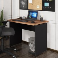 Escrivaninha Mesa Escritório 90cm Multimóveis CR25319 Sevilha/Preto
