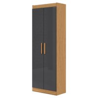 Armario Multiuso 2 Portas 183x60 cm 2000191 Atacama Grafite ARMoveis