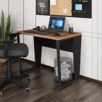 Escrivaninha Mesa Escritório 90cm Multimóveis CR25326 Sevilha/Preto
