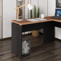 Mesa de Escritório Auxiliar 90cm Multimóveis CR25305 Sevilha/Preto