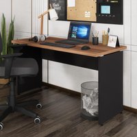 Escrivaninha Mesa de Escritório 135cm Multimóveis CR25315 Sevilha/Preto