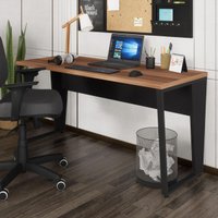 Escrivaninha Mesa de Escritório 150cm Multimóveis CR25329 Sevilha/Preto