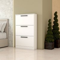 Sapateira Roma 3 Portas Branco - Panorama Móveis Sapateira Roma 3 Portas Branco - Panorama Móveis