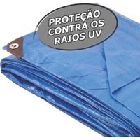 Lona Reforçada Azul  4 X 3M Vonder Plus