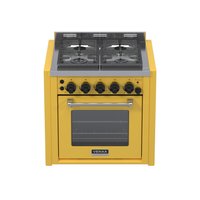 Fogao a Gas de Embutir 4 Bocas Venax Temis Amarelo 220V