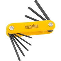 Chave Hexalobular 8Pc T09-T40 Vtx2 Crv Vonder