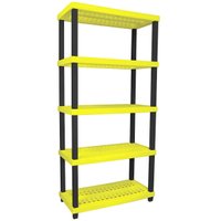 Estante Organizadora Multiuso Modular Plástico Resistente Vig 5 Prateleiras Ordene Suporta 250kg