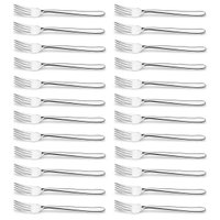 Jogo 24 Garfos de Mesa 18cm Aço Inox Siena Brinox Talheres C