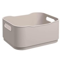 Cesto Pequeno Organizador 1,75L Com Tampa Coza Fit Plástico