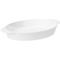 Travessa Oval Branca 800ml Coza Uno Plástico Cozinha Buffet Eventos